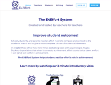 Tablet Screenshot of e4effort.com